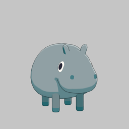 Hippo — Quirky Animals option 57