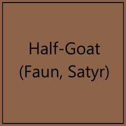 Halfgoat — Fantasy races option 17