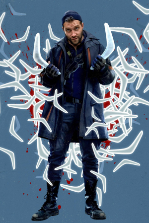 Zzzzz 1732723156thesuicidesquadcaptainboomerangtextlessposter — Live Action Superhero and Supervillains Suits/Designs option 79