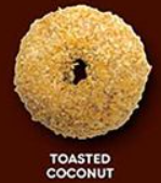 Toasted Coconut — 2024 Dunkin Donuts option 25