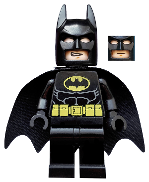 Sh0016a Batman Black Suit With Yellow Belt And Crest Type 2 Cowl — All Lego Batman Figures - Heroes and Villains option 108