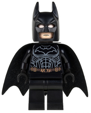 Sh0132 Batman Black Suit With Copper Belt Type 2 Cowl Dark Knight Trilogy — All Lego Batman Figures - Heroes and Villains option 146