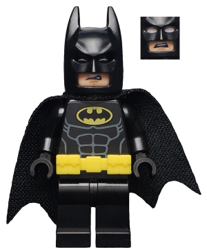 Sh0329 Batman Utility Belt Head Type 3 — All Lego Batman Figures - Heroes and Villains option 214