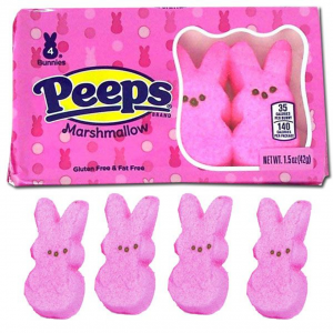 Peeps Bunnies Pink 4 Pack 217503 — junk food tier list option 86