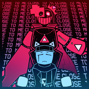 Cover art for CLOSE TO ME // LYRICS