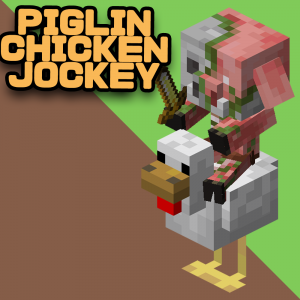 Piglin Chicken Jockey — EVERY Minecraft Mob option 52