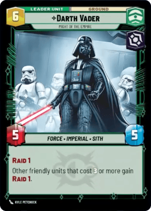 007 Back — Star Wars Unlimited Homeworlds Leaders option 7