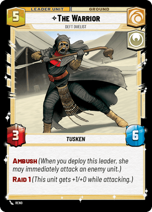 018 Back — Star Wars Unlimited Homeworlds Leaders option 18