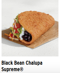 Black Bean Chalupa Supremepng — Taco Bell Tina's Ultimate Taco Bell Tier List option 9