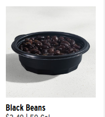 Black Beans — Taco Bell Tina's Ultimate Taco Bell Tier List option 11