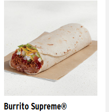 Burrito Supreme — Taco Bell Tina's Ultimate Taco Bell Tier List option 12