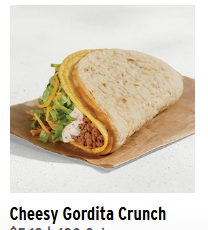 Cheesy Gordita Crunch — Taco Bell Tina's Ultimate Taco Bell Tier List option 18