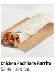 Chicken Enchilada Burritopng — Taco Bell Tina's Ultimate Taco Bell Tier List option 20