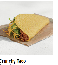 Crunchy Taco — Taco Bell Tina's Ultimate Taco Bell Tier List option 27
