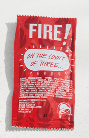 Fire Sauce — Taco Bell Tina's Ultimate Taco Bell Tier List option 31