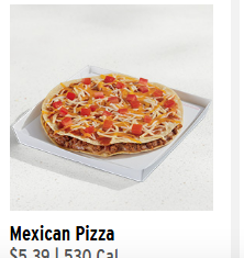 Mexican Pizza — Taco Bell Tina's Ultimate Taco Bell Tier List option 34