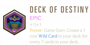 Deck Of Destiny — Legends of Runeterra Signature Epic Patch 7.6 option 8