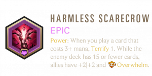 Harmless — Legends of Runeterra Signature Epic Patch 7.6 option 15