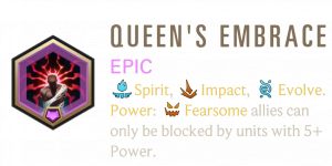 Queens Embrace — Legends of Runeterra Signature Epic Patch 7.6 option 26