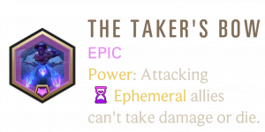 Takers Bow — Legends of Runeterra Signature Epic Patch 7.6 option 41