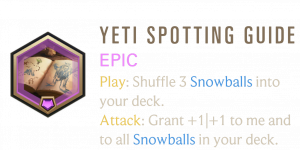 Yeti — Legends of Runeterra Signature Epic Patch 7.6 option 50