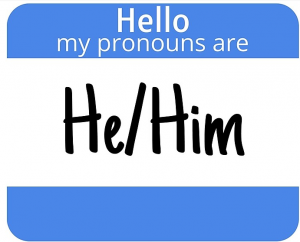 Pronomes — Gay stereotypes template option 18