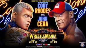Codycody Vs Cena — WWE WRESTLEMANIA 41 option 4