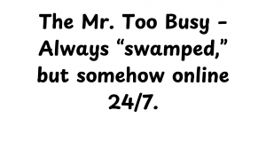 80 Types of Guys When Dating — option 39