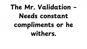 80 Types of Guys When Dating — option 41