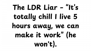80 Types of Guys When Dating — option 76