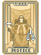 La Justicia — Cartas del Tarot de Balatro option 15
