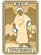 La Templanza — Cartas del Tarot de Balatro option 20
