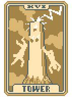 La Torre — Cartas del Tarot de Balatro option 21