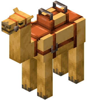150px Saddledcamelje1be2 — ALL Minecraft Mobs (Up to Chase the Skies) option 68