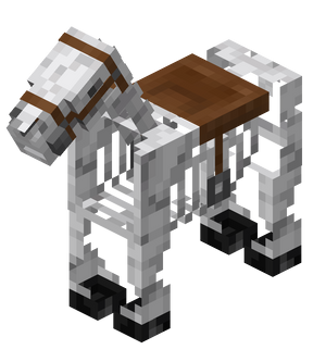 150px Saddledskeletonhorse — ALL Minecraft Mobs (Up to Chase the Skies) option 72