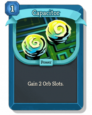 Capacitor — Slay the Spire 2 Defect Cards option 11