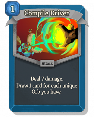 Compiledriver — Slay the Spire 2 Defect Cards option 18