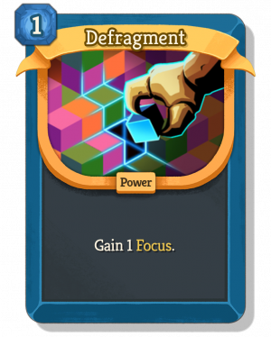 Defragment — Slay the Spire 2 Defect Cards option 25