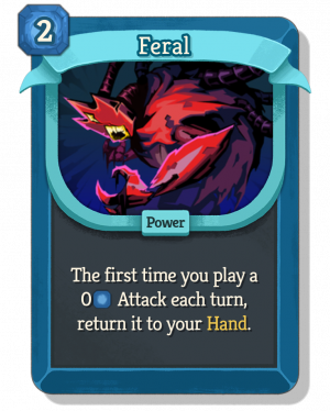 Feral — Slay the Spire 2 Defect Cards option 30
