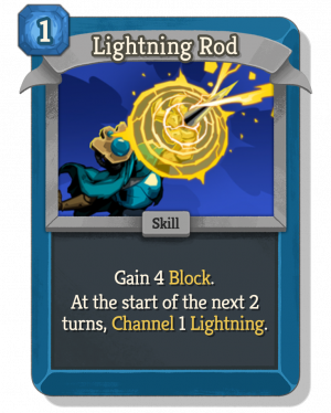 Lightningrod — Slay the Spire 2 Defect Cards option 50