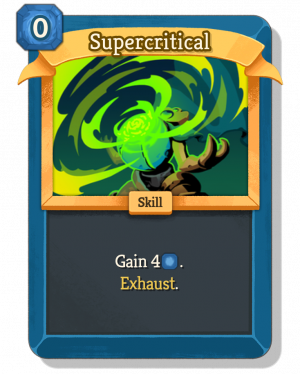 Supercritical — Slay the Spire 2 Defect Cards option 76