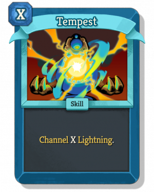 Tempest — Slay the Spire 2 Defect Cards option 80