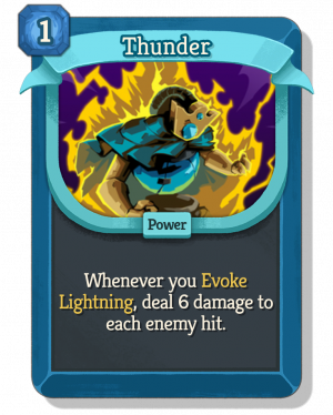 Thunder — Slay the Spire 2 Defect Cards option 82