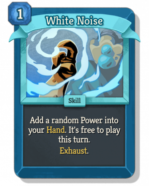 Whitenoise — Slay the Spire 2 Defect Cards option 87