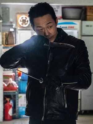 Park Sung Woong Bloodhounds Black Leather Jacket — Bloodhounds Ranking S2-S1 option 14
