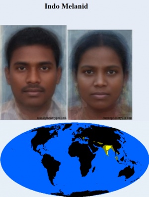 Indo Melanid — The 38 Basic Human Phenotypes option 16
