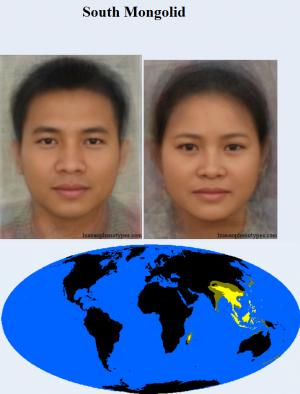 South Mongolid — The 38 Basic Human Phenotypes option 34