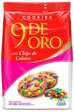 9 De Oro Chips De Colores — Galletitas dulces uruguay option 1