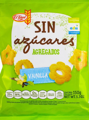 Vainilla Sin Azucares — Galletitas dulces uruguay option 65
