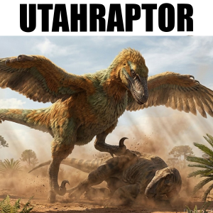 Utahraptor — Fidel Dinosaurier option 31